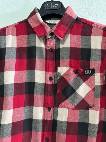 🌈 เสื้อเชิ้ตแขนยาว เสื้อลายสก๊อต แบรนด์ HM(เอชแอนด์เอ็ม)แท้💯🌈 รูปที่ 4