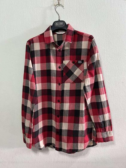 🌈 เสื้อเชิ้ตแขนยาว เสื้อลายสก๊อต แบรนด์ HM(เอชแอนด์เอ็ม)แท้💯🌈 รูปที่ 2