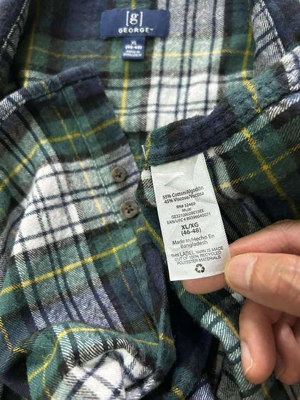 🌈 เสื้อเชิ้ตลายสก๊อต แบรนด์ George(จอร์จ) แท้💯🌈 รูปที่ 10