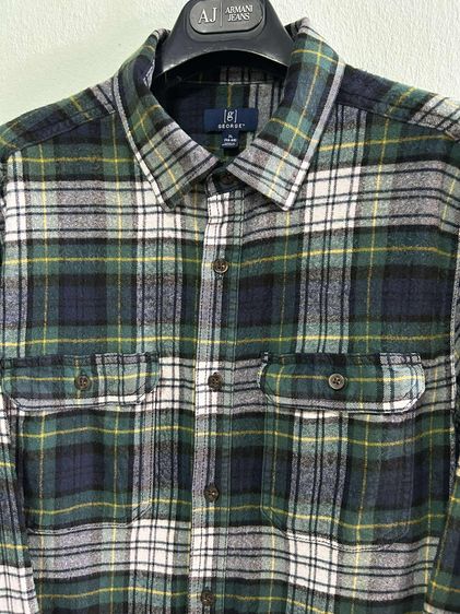 🌈 เสื้อเชิ้ตลายสก๊อต แบรนด์ George(จอร์จ) แท้💯🌈 รูปที่ 7