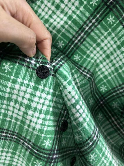 🌈 เสื้อเชิ้ตแขนสั้น ผ้าทองานญี่ปุ่นจุดเด่นเก๋ๆตรงกระดุมเสื้อ 🌈 รูปที่ 8