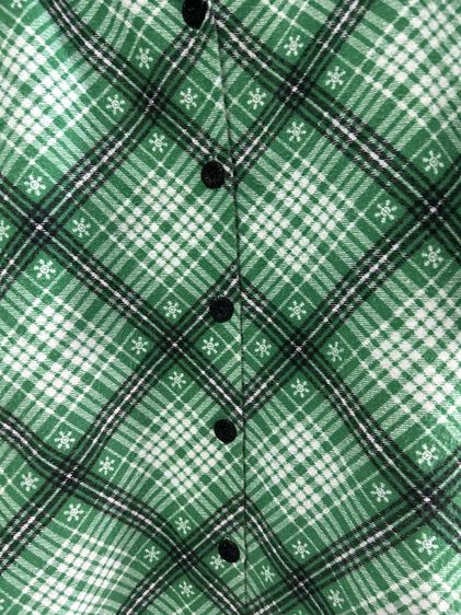 🌈 เสื้อเชิ้ตแขนสั้น ผ้าทองานญี่ปุ่นจุดเด่นเก๋ๆตรงกระดุมเสื้อ 🌈 รูปที่ 9