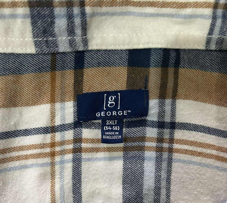 🌈 เสื้อเชิ้ตลายสก๊อต แบรนด์ George(จอร์จ) แท้💯 🌈 รูปที่ 9