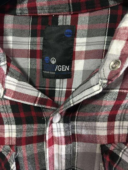 🌈 เสื้อเชิ้ตมีฮู้ด เสื้อลายสก๊อต 🌈 รูปที่ 7