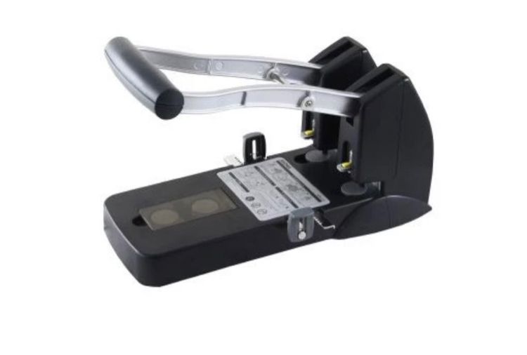 อุปกรณ์สำหรับเย็บเล่มและเจาะรู เครื่องเจาะรูกระดาษ 2 รูขนาดใหญ่ AROMA AHP-215