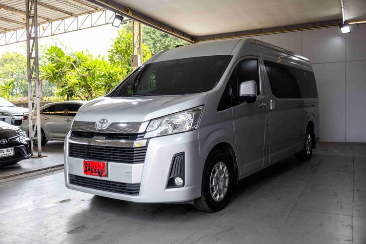 Toyota Commuter 2019 2.8 Van ดีเซล ไม่ติดแก๊ส เกียร์อัตโนมัติ เทา รูปที่ 3