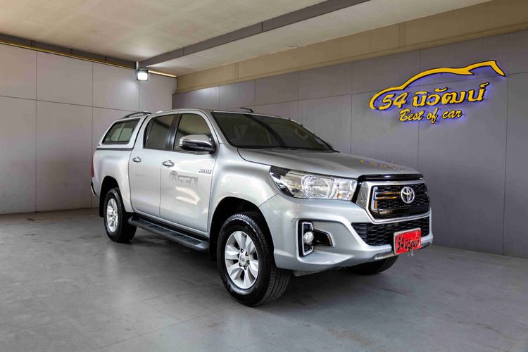 รถ Toyota Hilux Revo 2.4 E Prerunner สี เงิน