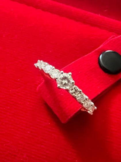 แหวนเพชรแท้ ทองแท้ 14k เพชรแท้เพชรเกสร 0.23 รูปที่ 12