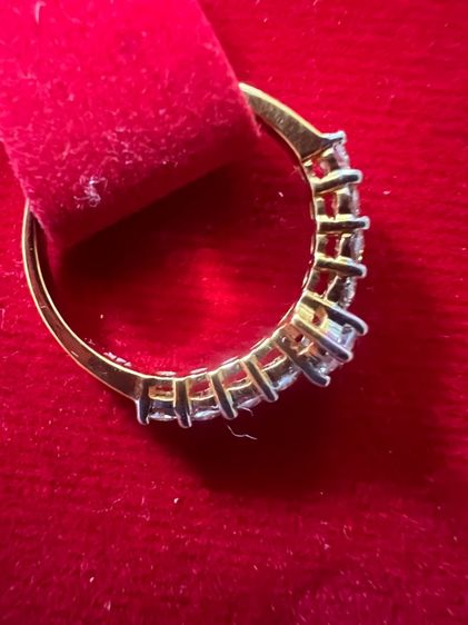 แหวนเพชรแท้ ทองแท้ 14k เพชรแท้เพชรเกสร 0.23 รูปที่ 8