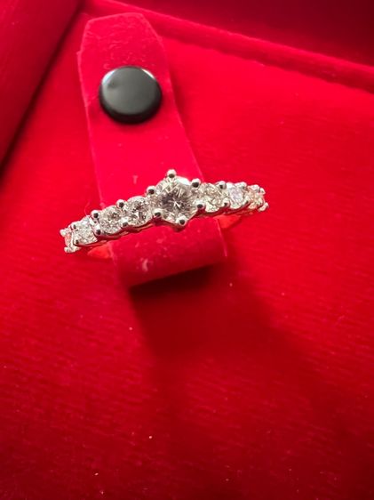 แหวนเพชรแท้ ทองแท้ 14k เพชรแท้เพชรเกสร 0.23 รูปที่ 15