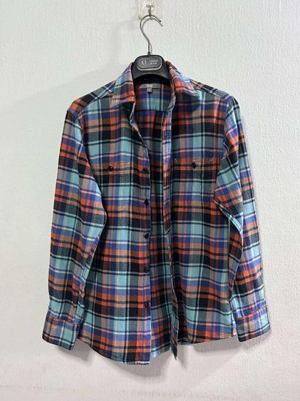 🌈 เสื้อเชิ้ตลายสก๊อต แบรนด์ Uniqlo(ยูนิโคล่) แท้💯 ดัง💯🌈 รูปที่ 4