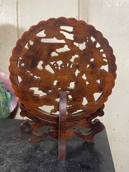 ลับแล แผ่นไม้แกะสลัก มังกรคู่สะสมA1 รูปที่ 8