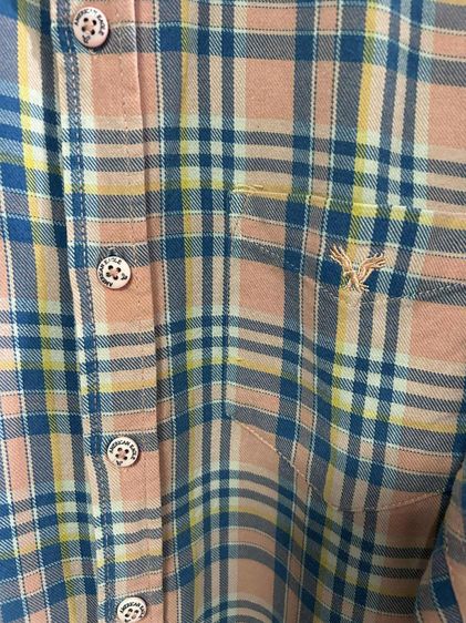 🌈 เสื้อเชิ้ต เสื้อลายสก๊อต แบรนด์ American Eagle(อเมริกันอีเกิ้ล) แท้💯🌈 รูปที่ 7