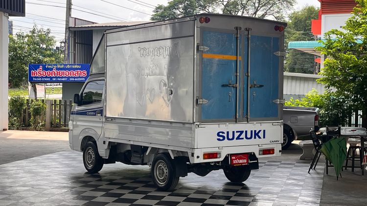 Suzuki Carry 2021 1.5 Pickup เบนซิน ไม่ติดแก๊ส เกียร์ธรรมดา ขาว รูปที่ 3