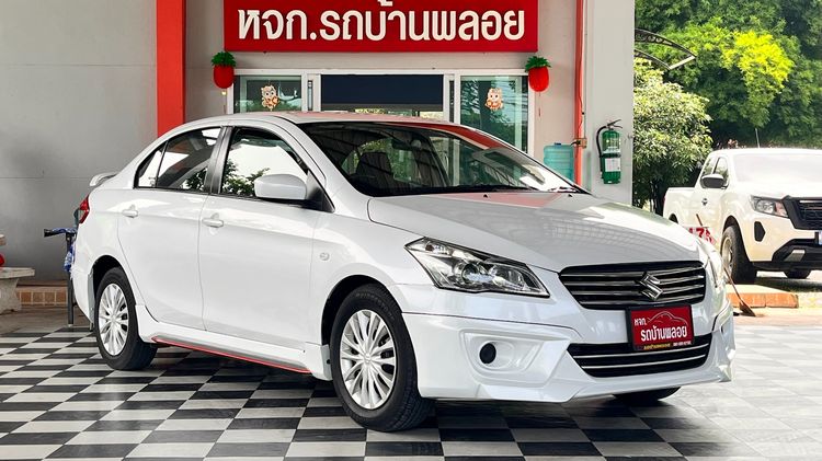 Suzuki Ciaz 2018 1.2 GL Sedan เบนซิน ไม่ติดแก๊ส เกียร์อัตโนมัติ ขาว รูปที่ 4