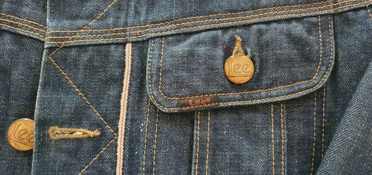 Jacket LEE Mario M24  Size M 14.5Oz รูปที่ 4