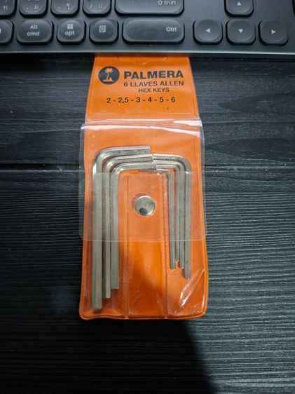 ชุดกุญแจหกเหลี่ยม (Flat Allen Key Set) ขนาด 6 ชิ้น แบรนด์ Palmera
