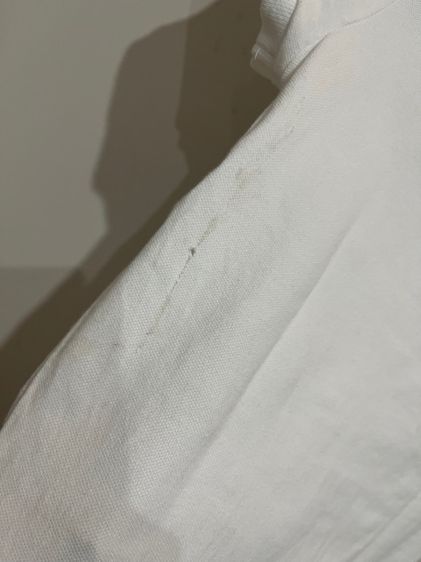 เสื้อยืด Polo Ralph Lauren สีขาว skinny สภาพดี  รูปที่ 8