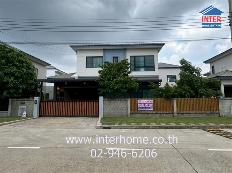 มีบางส่วน ไม่ใช่ บ้านเดี่ยว 2 ชั้น 50.5 ตร.ว. หมู่บ้านคาซ่าวิลล์วงแหวน-จตุโชติ ซอยวงศกร1 ถนนคู่ขนานกาญจนาภิเษก ถนนวงศกร1 เขตคลองสามวา กรุงเทพมหานคร