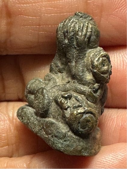 🙏เหรียญหล่อโบราณชินตะกั่ว พิมพ์สมาธิหลังจาร🙏พระปิดตาเนื้อสัมฤทธิ์ สายใต้ เข้มขลัง องค์ละ2550 รูปที่ 13