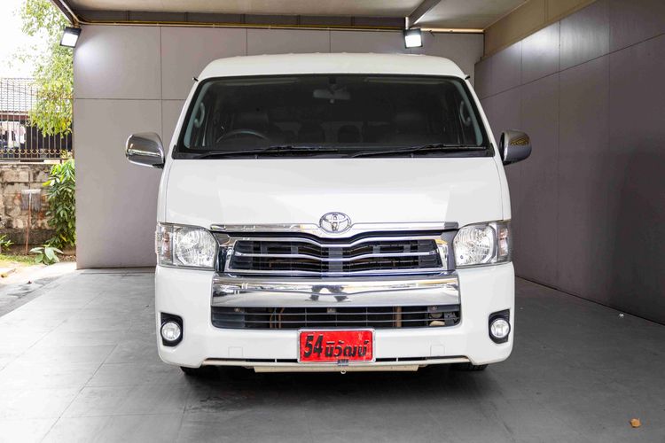 Toyota Ventury 2019 3.0 G Van ดีเซล ไม่ติดแก๊ส เกียร์อัตโนมัติ ขาว รูปที่ 2