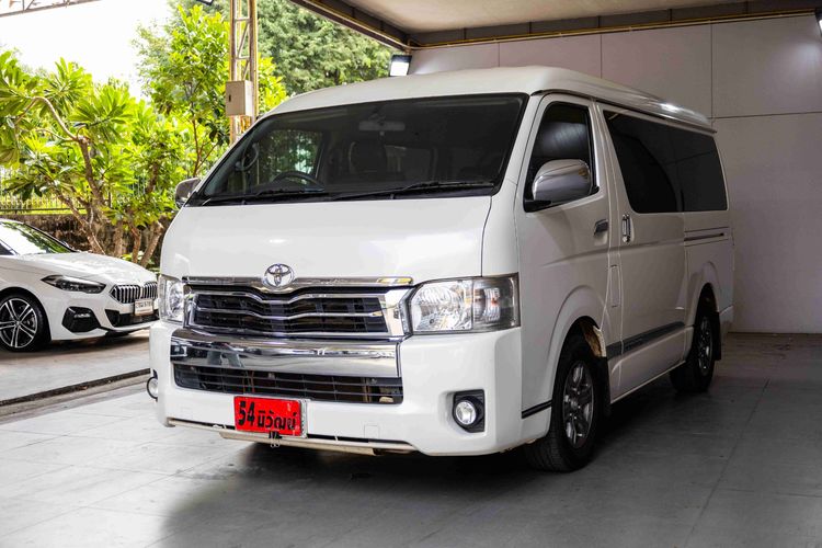 Toyota Ventury 2019 3.0 G Van ดีเซล ไม่ติดแก๊ส เกียร์อัตโนมัติ ขาว รูปที่ 3