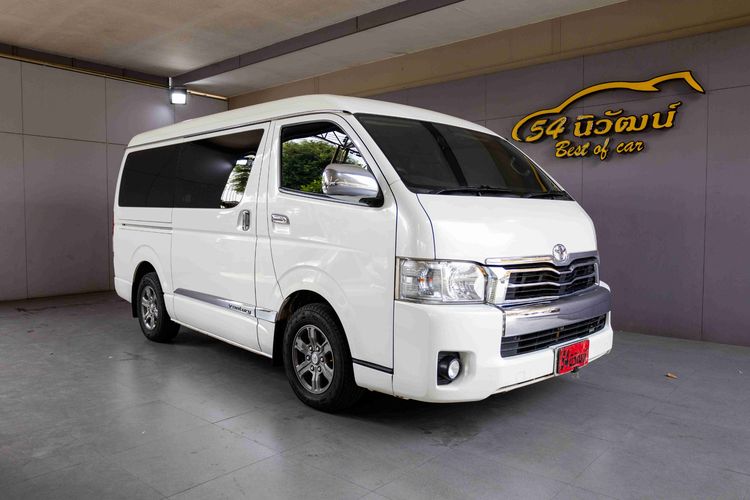 Toyota Ventury 2019 3.0 G Van ดีเซล ไม่ติดแก๊ส เกียร์อัตโนมัติ ขาว