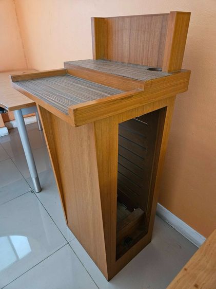 โพเดียมไม้ Podium แท่นยืนบรรยาย รูปที่ 7