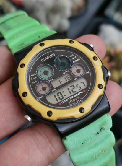 นาฬิกาวินเทจ Casio QGW-10 พร้อมสายเดิม หายากมาก ราคาแบ่งปันครับ รูปที่ 2