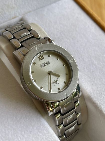 MCM Stainless Steel Women’s Watch Quartz Silver Dial MC.4032  รูปที่ 6