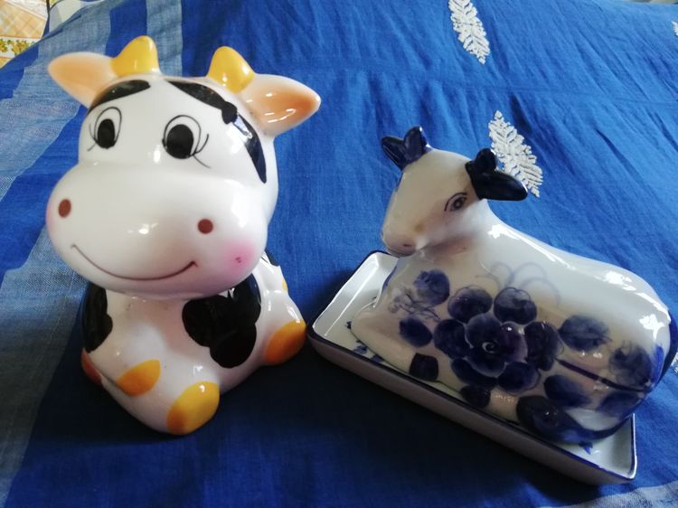 ุตุ๊กตาเซรามิค 2 แบบ ขายคู่ ของใหม่ สภาพดี ไม่แตกร้าว  รูปที่ 4