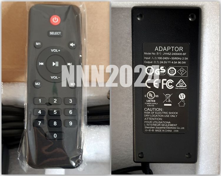Aiyima B01 เครื่องขยายเสียงลําโพงซับวูฟเฟอร์ บลูทูธ 5.0 2.1 USB 50Wx2+100W รูปที่ 2
