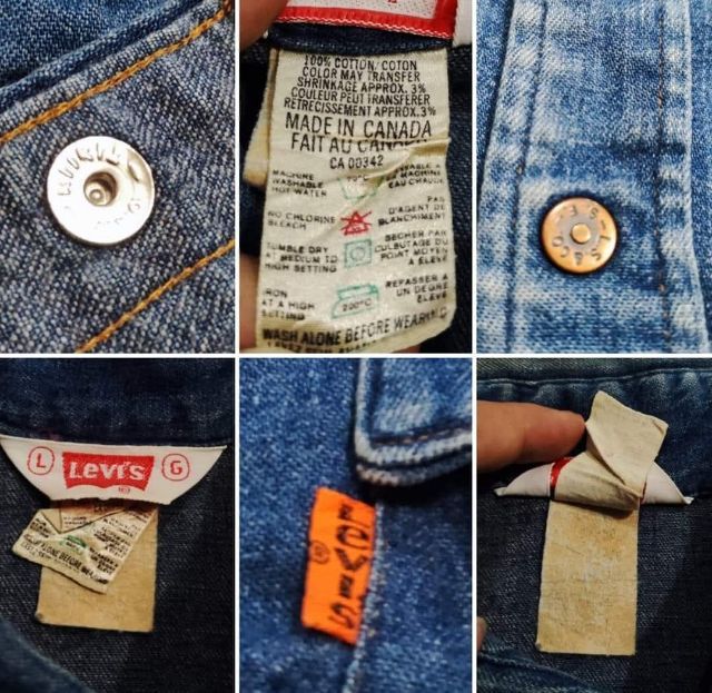 ลีวายส์ ป้ายสัม70's🧥🇨🇦แรไอเทม รูปที่ 17