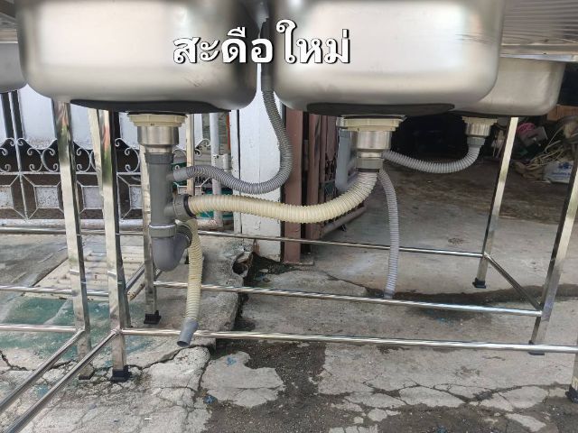 ซิงค์ล้างจานสแตนเลส201แบบ 2 หลุมยาว
1 20 ของใหม่มีตำหนิขายถูกเชื่อมติดกันทั้งอัน รูปที่ 7
