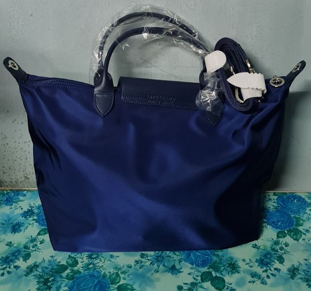 กระเป๋า Longchamp Tote Bag Pliage สี น้ำเงินNavy 30×27×18 cm พร้อมสายสะพาย รูปที่ 2