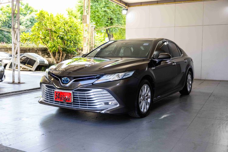 Toyota Camry 2019 2.5 HV Premium Sedan ไฮบริด ไม่ติดแก๊ส เกียร์อัตโนมัติ น้ำตาล รูปที่ 3