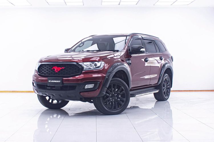 รถ Ford Everest 2.0 Titanium Plus สี แดง