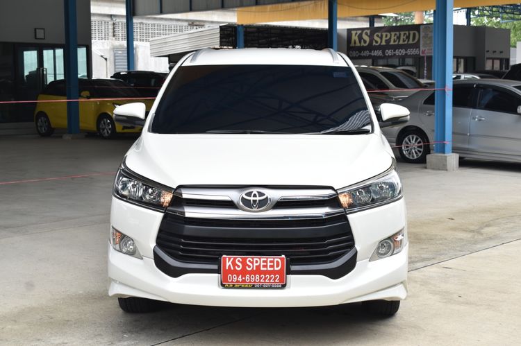 Toyota Innova 2019 2.8 Crysta G Utility-car ดีเซล ไม่ติดแก๊ส เกียร์อัตโนมัติ ขาว รูปที่ 2