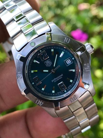 เขียว (RARE)Tag Heuer S2000 Exclusive Lady Watch NEAR MINT Dial WN1315🇨🇭🇨🇭
