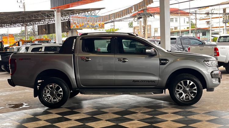 Ford Ranger 2016 2.2 Hi-Rider Wildtrak Pickup ดีเซล ไม่ติดแก๊ส เกียร์อัตโนมัติ บรอนซ์เงิน รูปที่ 4