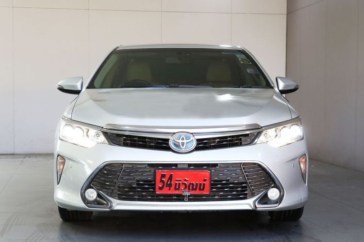 Toyota Camry 2016 2.5 HV Sedan ไฮบริด ไม่ติดแก๊ส เกียร์อัตโนมัติ เทา รูปที่ 2