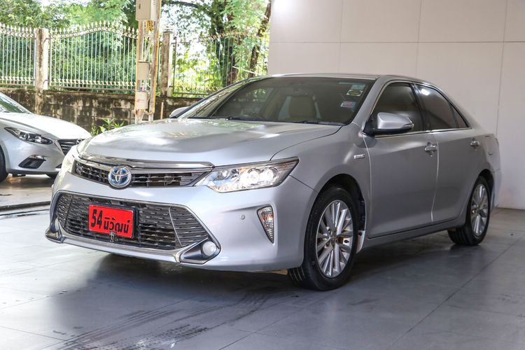 Toyota Camry 2016 2.5 HV Sedan ไฮบริด ไม่ติดแก๊ส เกียร์อัตโนมัติ เทา รูปที่ 3