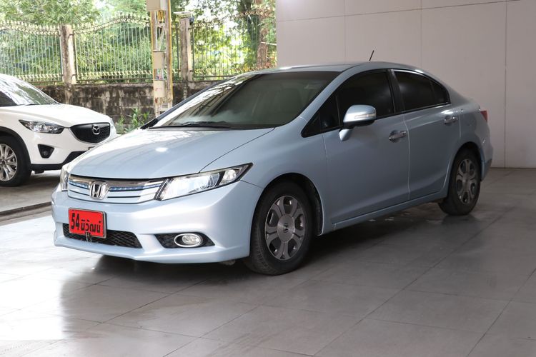 Honda Civic 2013 1.5 Hybrid Sedan ไฮบริด ไม่ติดแก๊ส เกียร์อัตโนมัติ ฟ้า รูปที่ 3