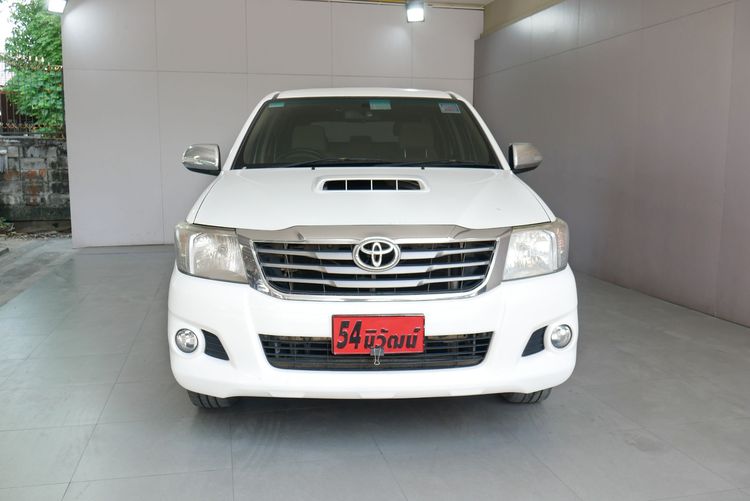 Toyota Hilux Vigo Champ 2014 Double Cab 3.0 G Pickup ดีเซล ไม่ติดแก๊ส เกียร์อัตโนมัติ ขาว รูปที่ 2