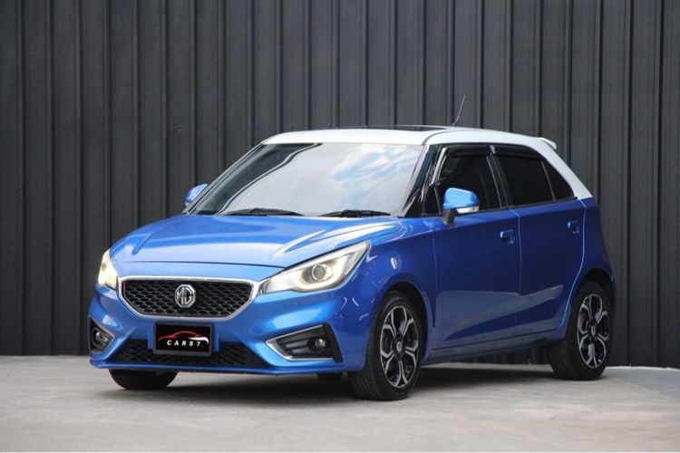 รถ MG MG3 1.5 V สี ฟ้า