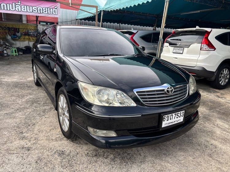 Toyota Camry 2002 2.4 V Sedan เบนซิน LPG เกียร์อัตโนมัติ ดำ รูปที่ 2