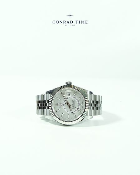 New Rolex Sky-Dweller 336934 White Gold White Dial Jubilee 2025 42mm. Fullset  รูปที่ 4