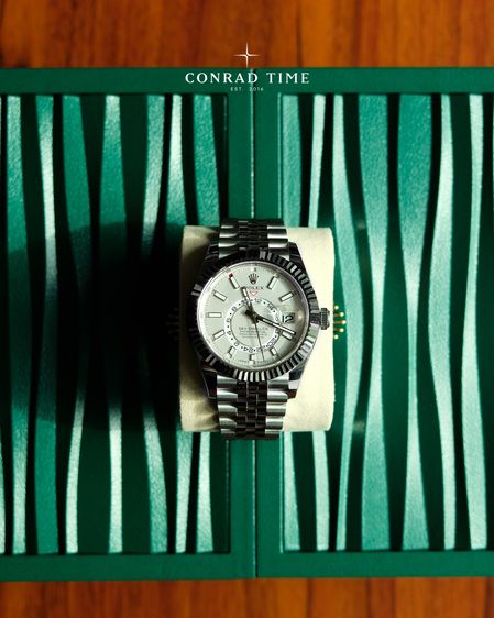 New Rolex Sky-Dweller 336934 White Gold White Dial Jubilee 2025 42mm. Fullset 