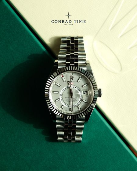 New Rolex Sky-Dweller 336934 White Gold White Dial Jubilee 2025 42mm. Fullset  รูปที่ 3