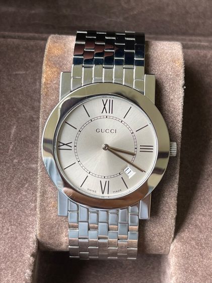 GUCCI 5200M Quartz Men's Watch Silver Dial Analog Stainless Steel  รูปที่ 4